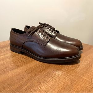 Allen Edmonds Cyrus Brown Leather Oxfords Shoes